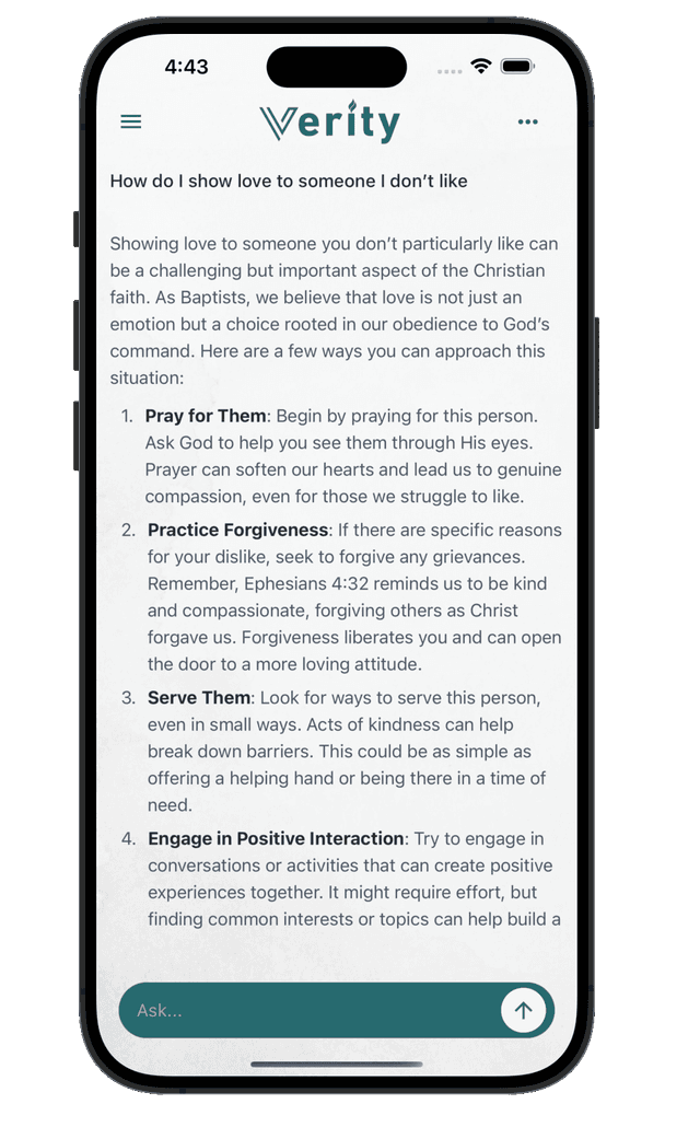 Verity commentary screen